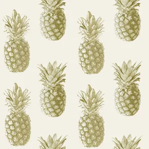 Sweet Pineapple Pattern Painting. Wallpaper