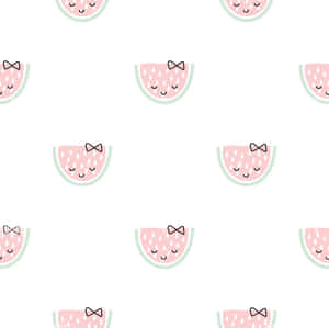 Sweet Sleep Of A Cute Watermelon Wallpaper