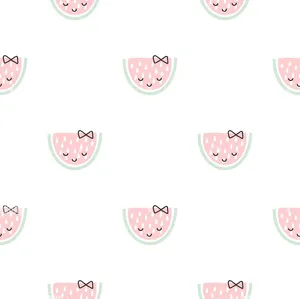 Sweet Sleep Of A Cute Watermelon Wallpaper