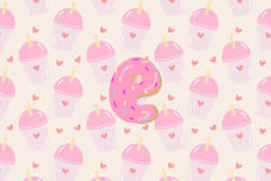 Sweet Treat Pattern Background Wallpaper