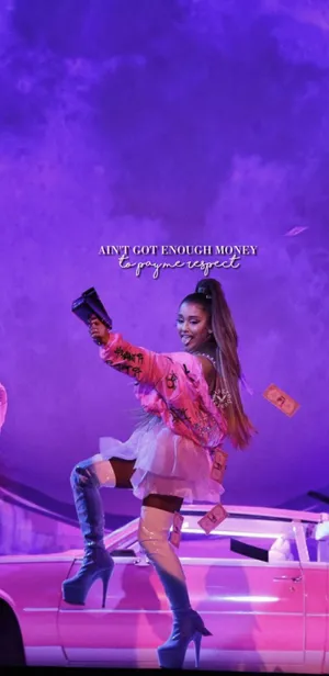 Sweetener World Tour Ariana Grande 7 Rings Wallpaper