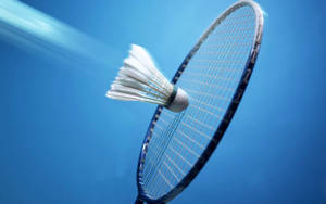 Swift Motion - A Badminton Shuttlecock In Action Wallpaper