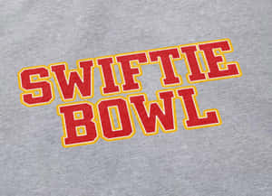 Swiftie Bowl Text Graphicon Grey Wallpaper