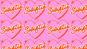 Swiftie Hearts Pattern Wallpaper