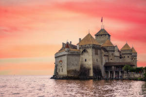 Switzerland Chillon Castle Wallpaper