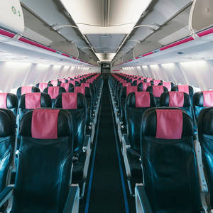 Swoop Aircraft Cabin Interior Wallpaper