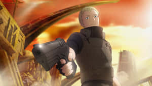 Sword Art Online - Gabriel Miller In Action Wallpaper