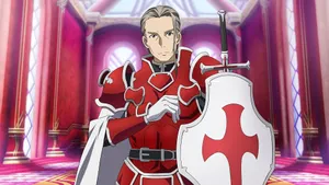 Sword Art Online: Heathcliff In Full Battle Gear Wallpaper