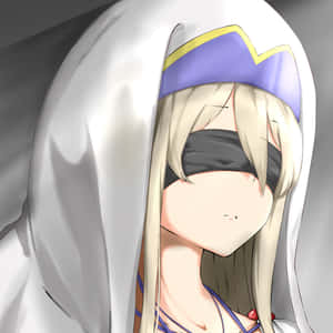 Sword Maiden Blindfolded Wallpaper