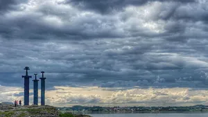 Swordsin Rock Monument Stavanger Wallpaper