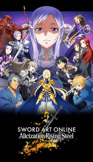 Swordswoman Sortiliena Serlut In Action Wallpaper