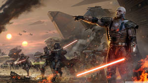 Swtor Darth Malgus In Battlefield Wallpaper