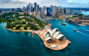 Sydney Harbour Aerial View Wallpaper