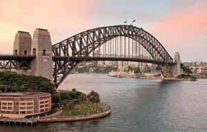 Sydney Harbour Bridge Dusk View.jpg Wallpaper