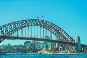 Sydney Harbour Bridge Sunny Day Wallpaper