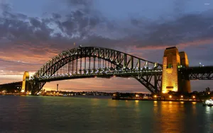 Sydney Harbour Bridge Twilight Wallpaper