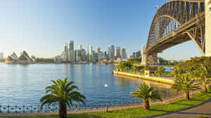 Sydney Harbour Bridgeand Opera House Wallpaper