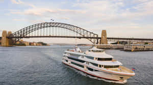 Sydney Harbour Cruise Under Bridge Wallpaper