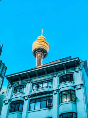 Sydney Tower Eye Above Building Wallpaper