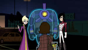 Sym Bionic Titan Charactersand Mech Wallpaper