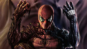 Symbiote Spider Man Transformation Wallpaper