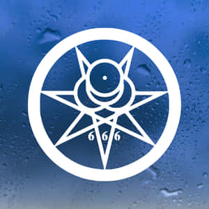 Symbols Of Thelema In Cosmic Background Wallpaper