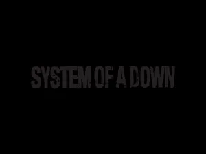 Systemofa Down Logoon Black Background Wallpaper