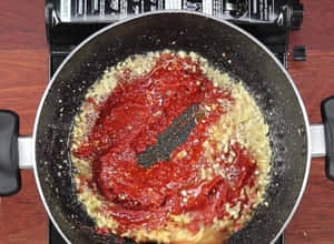 Szechuan Sauce Bottle On Wooden Background Wallpaper