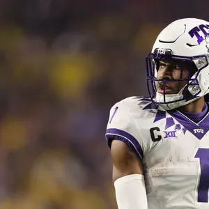 T C U Football Player Quentin Johnston Wallpaper