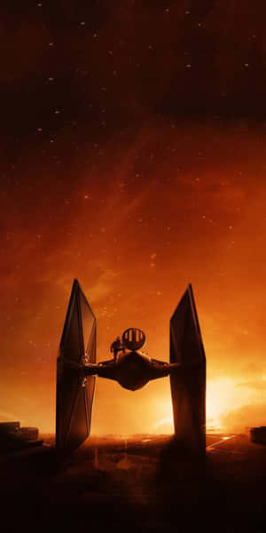 T I E Fighter Sunset Star Wars Aesthetic Wallpaper