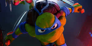 T M N T Leonardo Leadingthe Charge Wallpaper