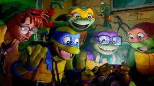 T M N T Mutant Mayhem Animated Group Shot Wallpaper