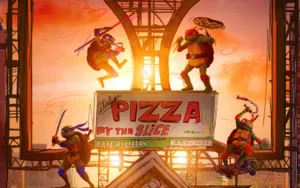 T M N T Mutant Mayhem Pizza Time Wallpaper