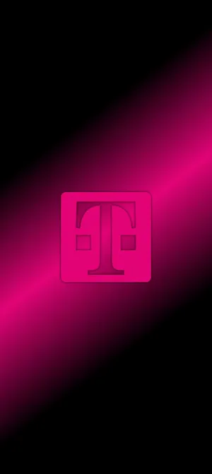 T Mobile Logoon Pink Gradient Background Wallpaper
