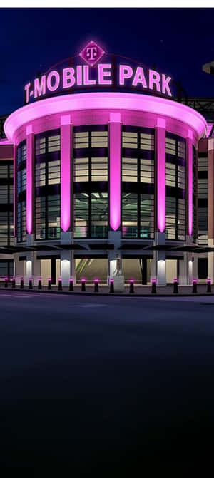 T Mobile Park Nighttime Facade Wallpaper