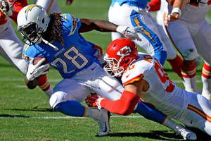 Tackle Shot Kansas City Chiefs Wallpaper