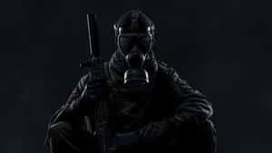 Tactical Soldier Gas Mask Wallpaper