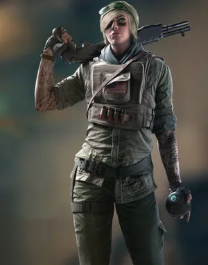 Tactical Valkyrie In Action On Rainbow Six Siege Wallpaper