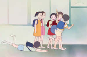 Taeko Okajima Reminiscing Her Childhood In Only Yesterday Wallpaper