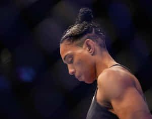 Taila Santos Side-profile Looking Down Wallpaper