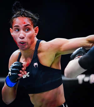 Taila Santos With Bloody Face Wallpaper