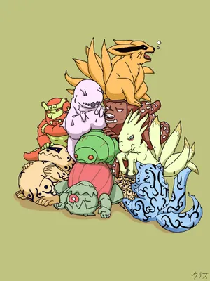 Tailed Beasts Unleashed In Battle Wallpaper