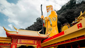 Taipei Hongludi Nanshan Fude Temple Wallpaper