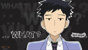 Takashi Morinozuka Portrait With Vibrant Colors In The Background Wallpaper