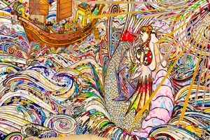 Takashi Murakami 4k Mermaid Wallpaper