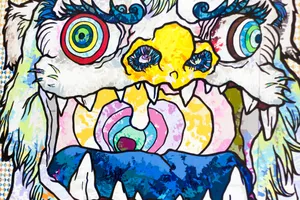 Takashi Murakami Lion 4k Wallpaper