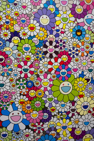 Takashi Murakami Smiley 4k Wallpaper