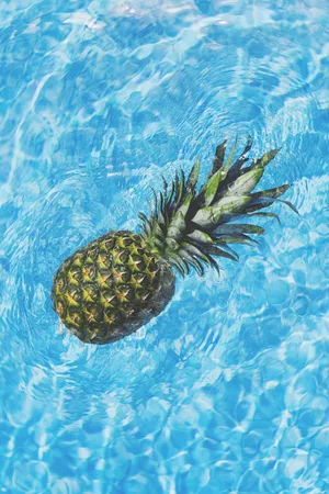 Take A Dip Into Pineapple Country Wallpaper