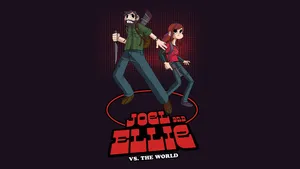 Take A Journey With Ellie And Joel In “the Last Of Us” Wallpaper