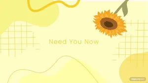 Take A Moment To Enjoy The Brightness Of Aesthetic Yellow Wallpaper